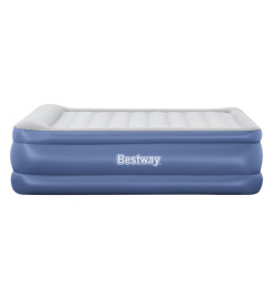 Bestway Matelas pneumatique Tritech 2 places 203x152x61cm bleu et gris