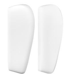 Tête de lit avec oreilles Blanc 163x23x78/88 cm Similicuir
