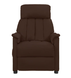 Fauteuil de massage électrique Marron Similicuir