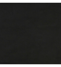 Tête de lit avec oreilles Noir 203x23x118/128 cm Velours