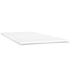 Lit à sommier tapissier et matelas Crème 90x190 cm Tissu