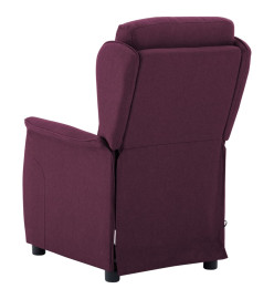 Fauteuil électrique de massage Violet Tissu