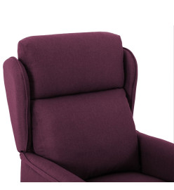 Fauteuil électrique de massage Violet Tissu