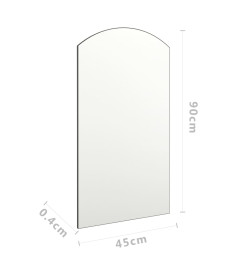 Miroir 90x45 cm Verre