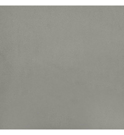 Cadre de lit avec tête de lit Gris clair 180x200 cm Velours