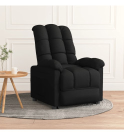 Fauteuil inclinable Noir Tissu