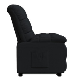 Fauteuil inclinable Noir Tissu