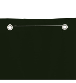 Écran de balcon Vert foncé 160x240 cm Tissu Oxford