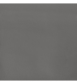 Tête de lit avec oreilles Gris 163x16x118/128 cm Similicuir