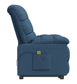 Fauteuil de massage Bleu Tissu