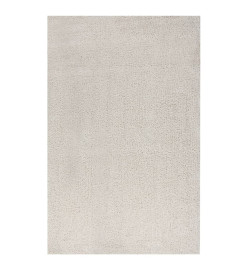 Tapis shaggy à poils longs Crème 200x290 cm