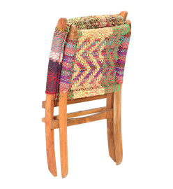 Chaise pliable Chindi Multicolore Tissu