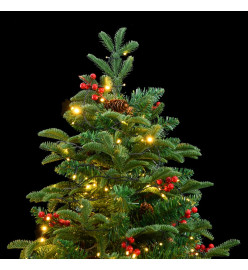 Sapin de Noël artificiel articulé avec 300 LED 210 cm