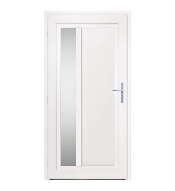 Porte d'entrée anthracite 108x208 cm PVC