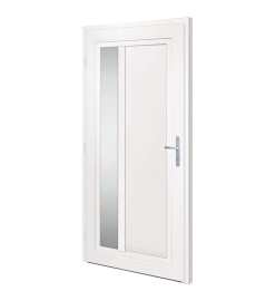 Porte d'entrée anthracite 108x208 cm PVC