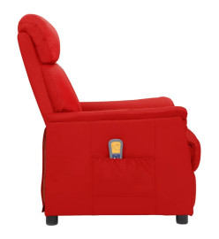 Fauteuil de massage Rouge bordeaux Similicuir