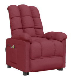 Fauteuil électrique de massage Bordeaux Tissu