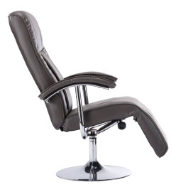 Fauteuil TV Gris Similicuir