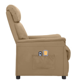 Fauteuil de massage électrique Cappuccino Similicuir