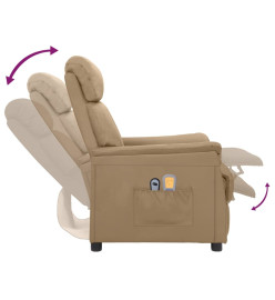 Fauteuil de massage électrique Cappuccino Similicuir