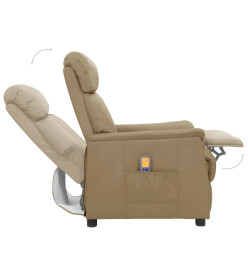 Fauteuil de massage Cappuccino Similicuir