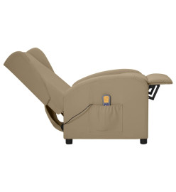 Fauteuil de massage Cappuccino Similicuir