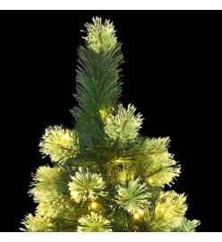 Sapin de Noël artificiel articulé avec 300 LED 210 cm