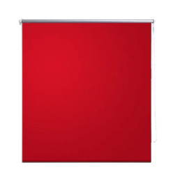 Store enrouleur occultant rouge 40 x 100 cm