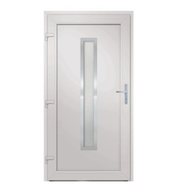 Porte d'entrée anthracite 108x208 cm PVC