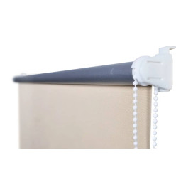 Store enrouleur occultant beige 40 x 100 cm