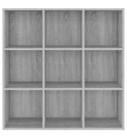 Armoire à livres Sonoma gris 98x30x98 cm