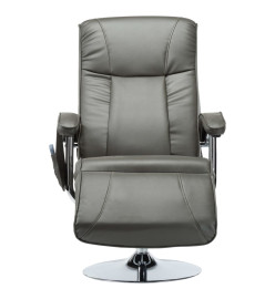 Fauteuil de massage Gris Similicuir