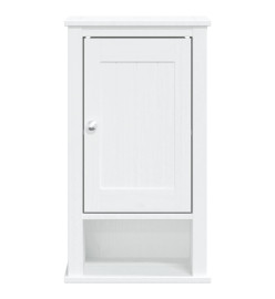 Armoire murale de salle de bain BERG blanc bois de pin massif