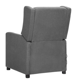 Fauteuil de massage Gris clair Tissu