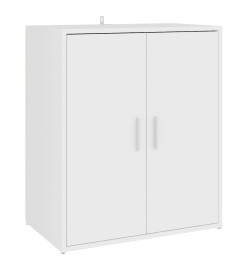 Armoire à chaussures Blanc 60x35x70 cm Aggloméré