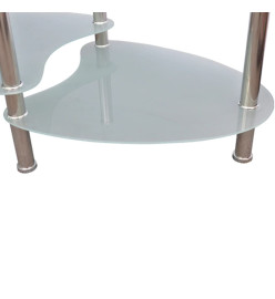 Table basse avec design exclusif Blanc