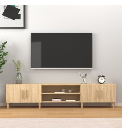 Meubles TV chêne sonoma 180x31,5x40 cm bois d'ingénierie