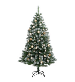 Sapin de Noël artificiel articulé 300 LED et boules 240 cm