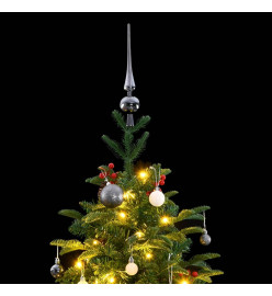 Sapin de Noël artificiel articulé 300 LED et boules 180 cm