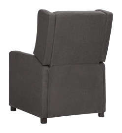 Fauteuil électrique de massage Gris foncé Tissu