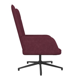 Chaise de relaxation Violet Tissu