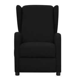 Fauteuil de massage Noir Tissu