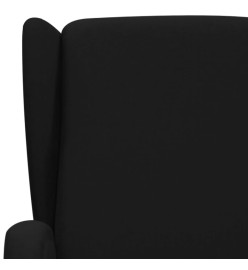 Fauteuil de massage Noir Tissu